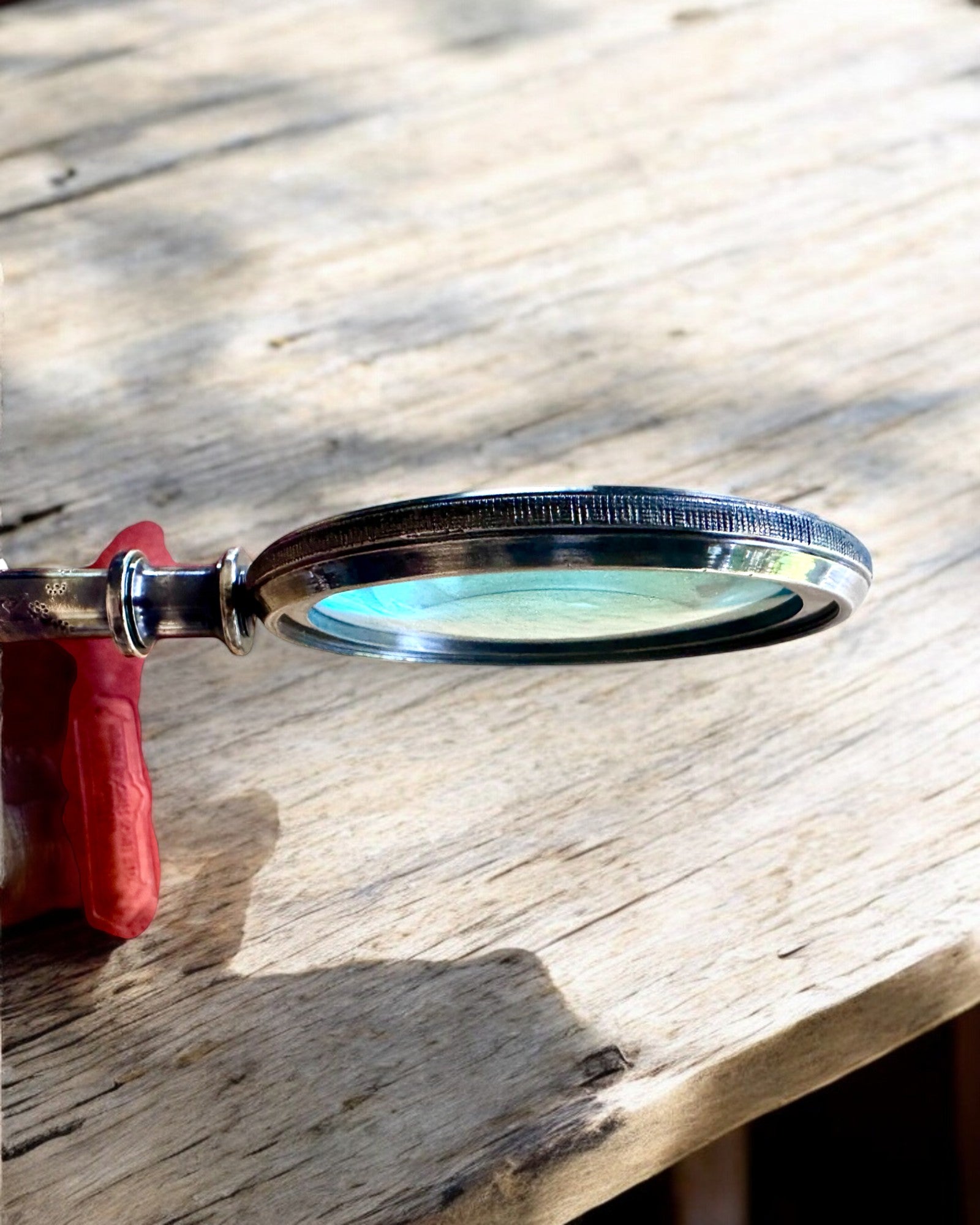 Lupa Mosiężna Navigator 1941 z Etui Skórzanym – Ręcznie Wykonana, Premium, możliwość personalizacji na prezent