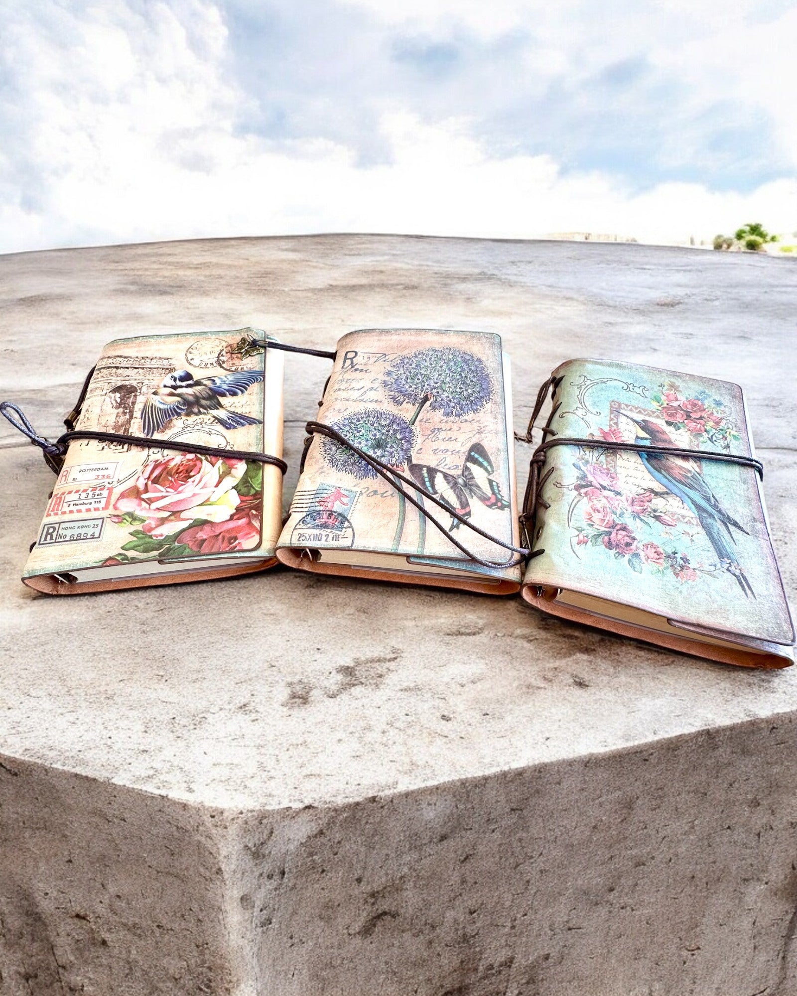 Vintage Memoire zápisník s personalizovaným gravírováním - 3 vzory na výběr, zápisník jako dárek