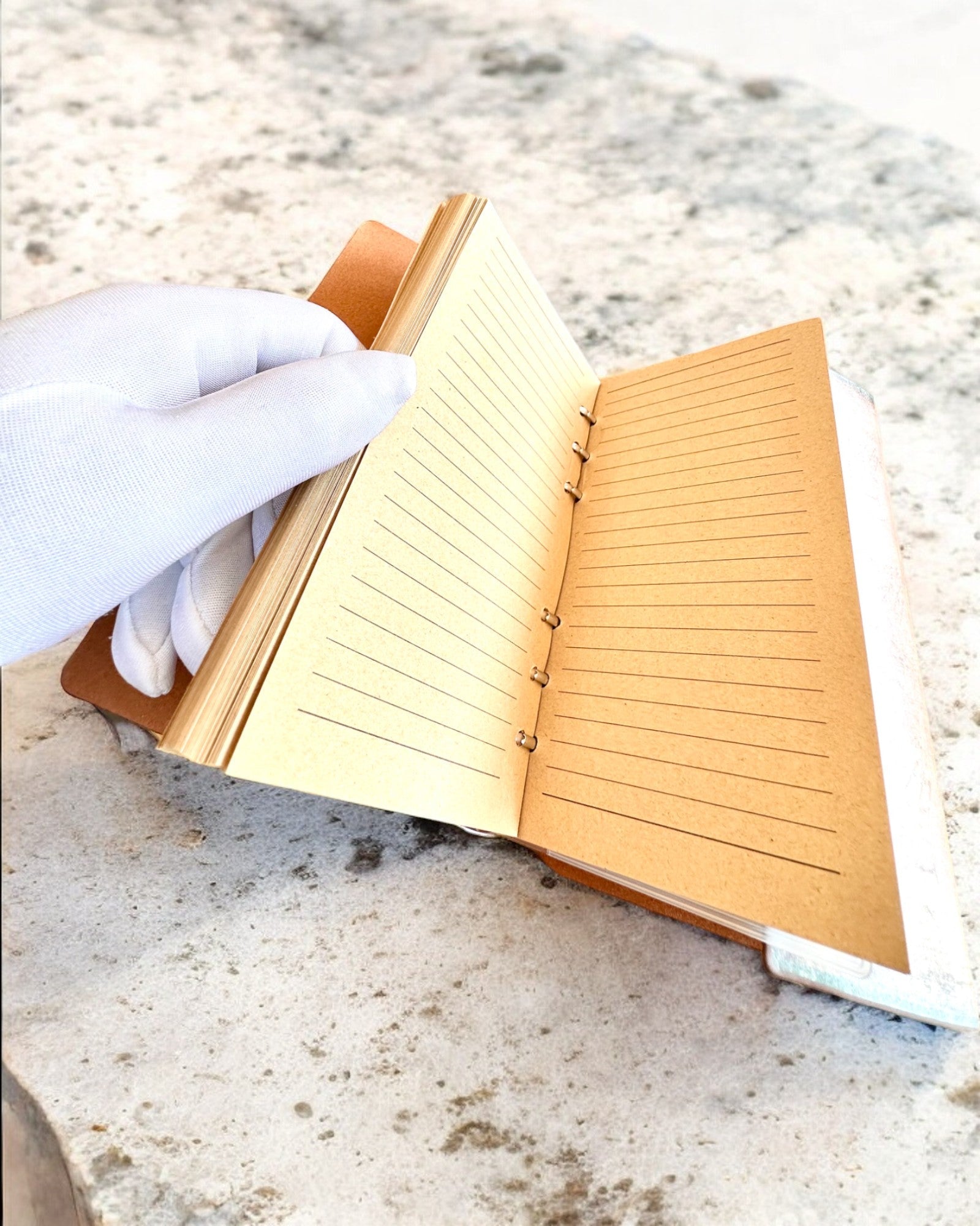 Vintage Memoire zápisník s personalizovaným gravírováním - 3 vzory na výběr, zápisník jako dárek