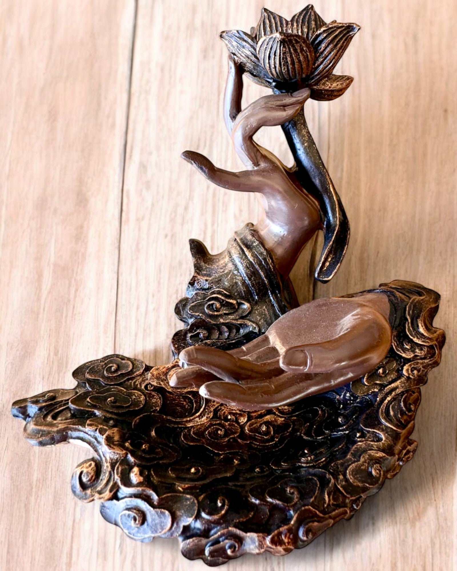 Mistyczna Dłoń, Kadzielnica, uchwyt na kadzidło z Przepływem, możliwość personalizacji grawerem na prezent