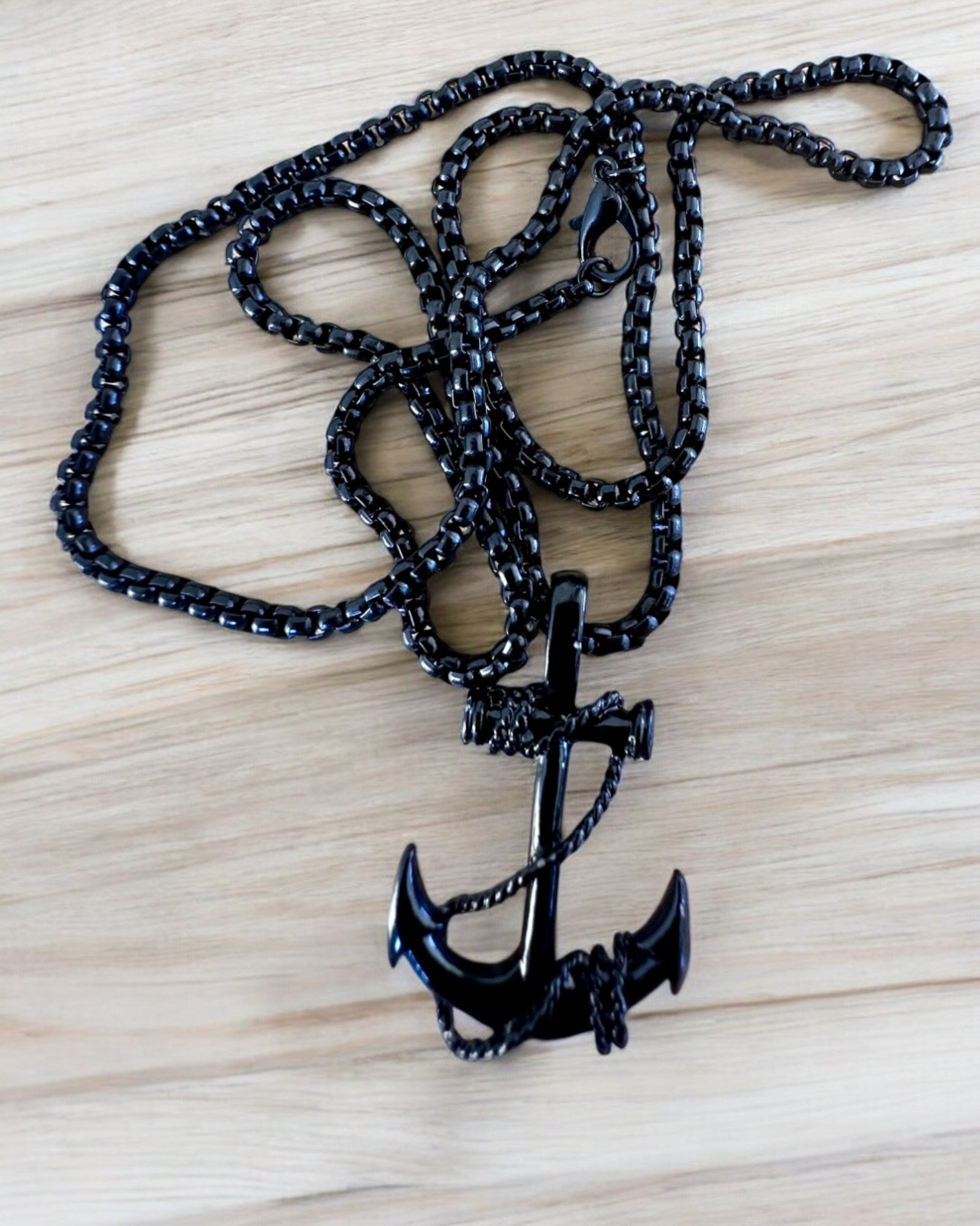 Kotwica Determinacji, Amulet Morski, naszyjnik, możliwość personalizacji grawerem na prezent, 3 warianty do wyboru
