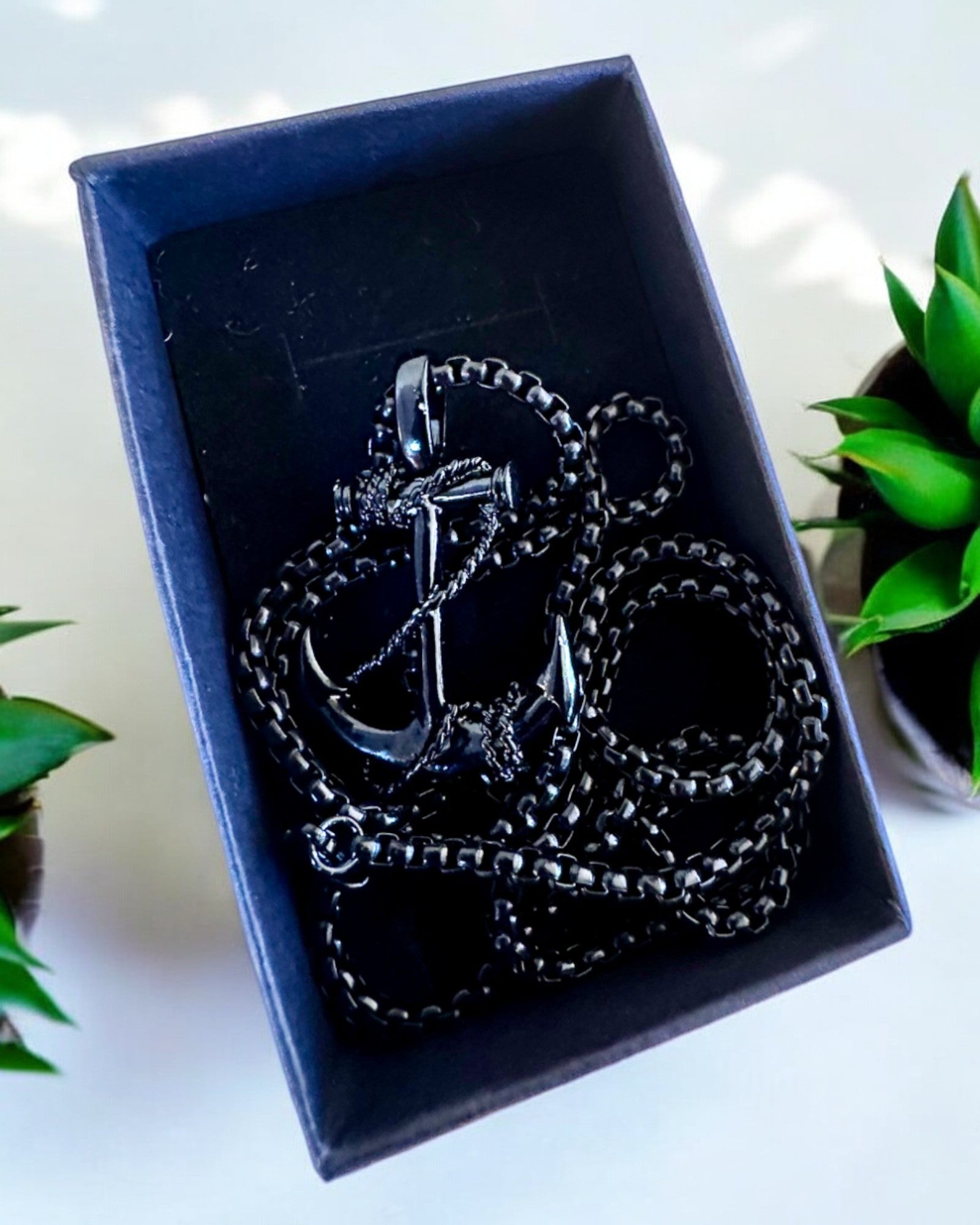 Kotwica Determinacji, Amulet Morski, naszyjnik, możliwość personalizacji grawerem na prezent, 3 warianty do wyboru