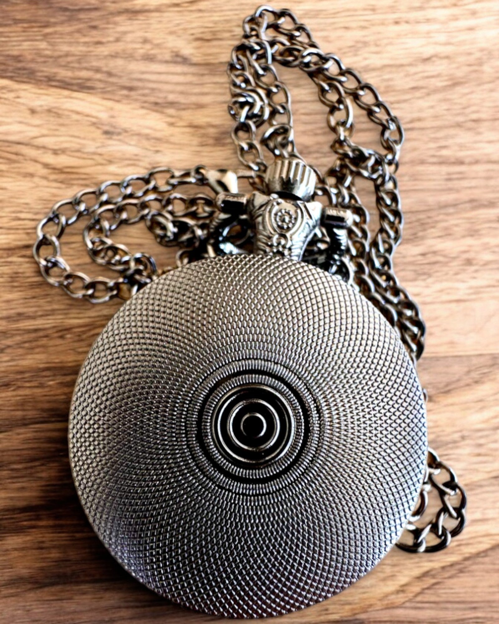 Kapesní hodinky "Růže Temnoty" - nerezová ocel, s možností gravírování jako dárek