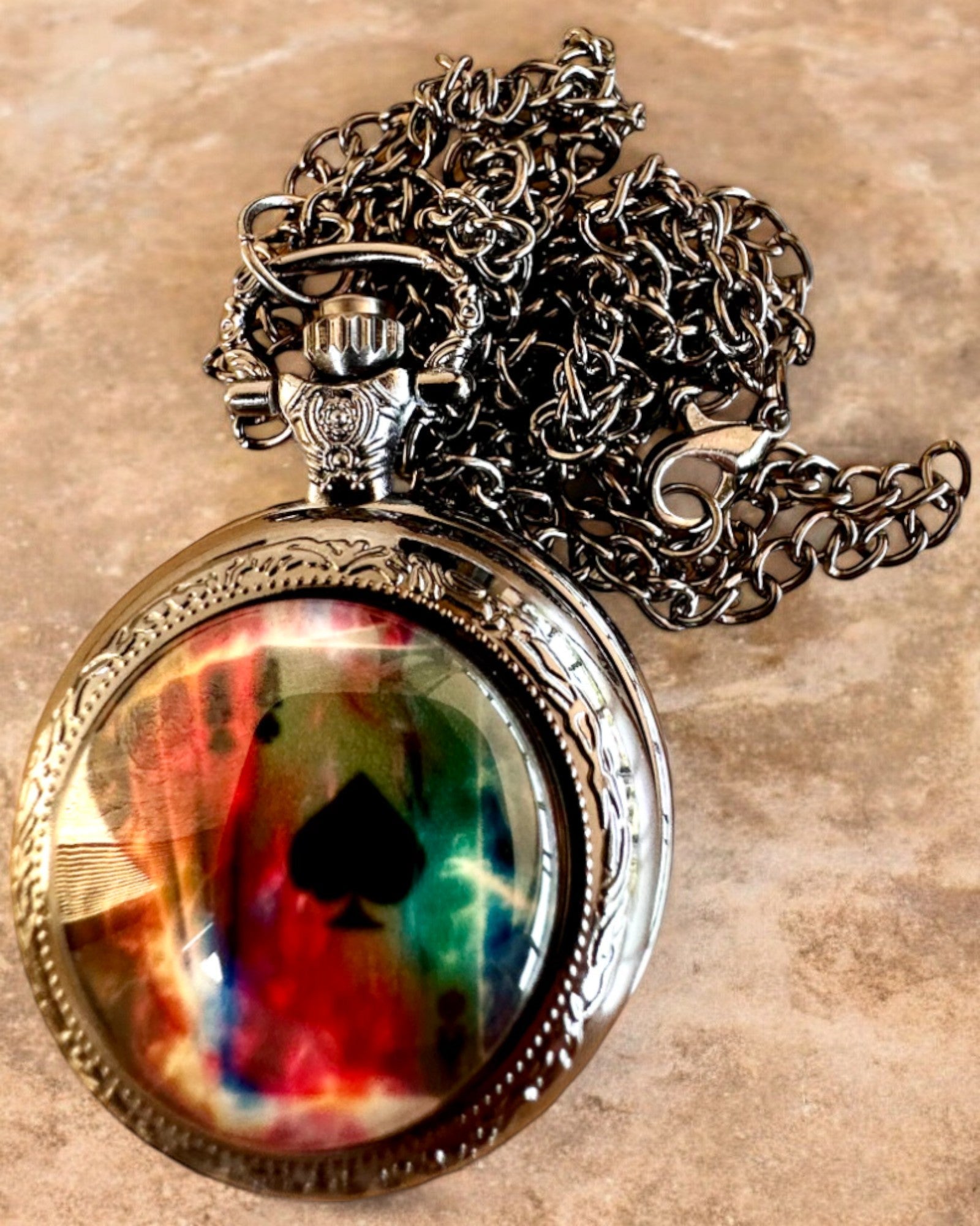 Kapesní hodinky "Magická Talia" - Stylový doplněk z nerezové oceli, personalizace gravírováním jako dárek