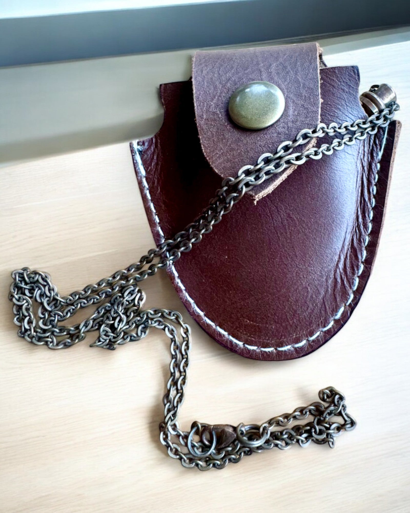 Vintage Look - Szklana Soczewka Powiększająca z Skórzanym Etui, możliwość personalizacji grawerem