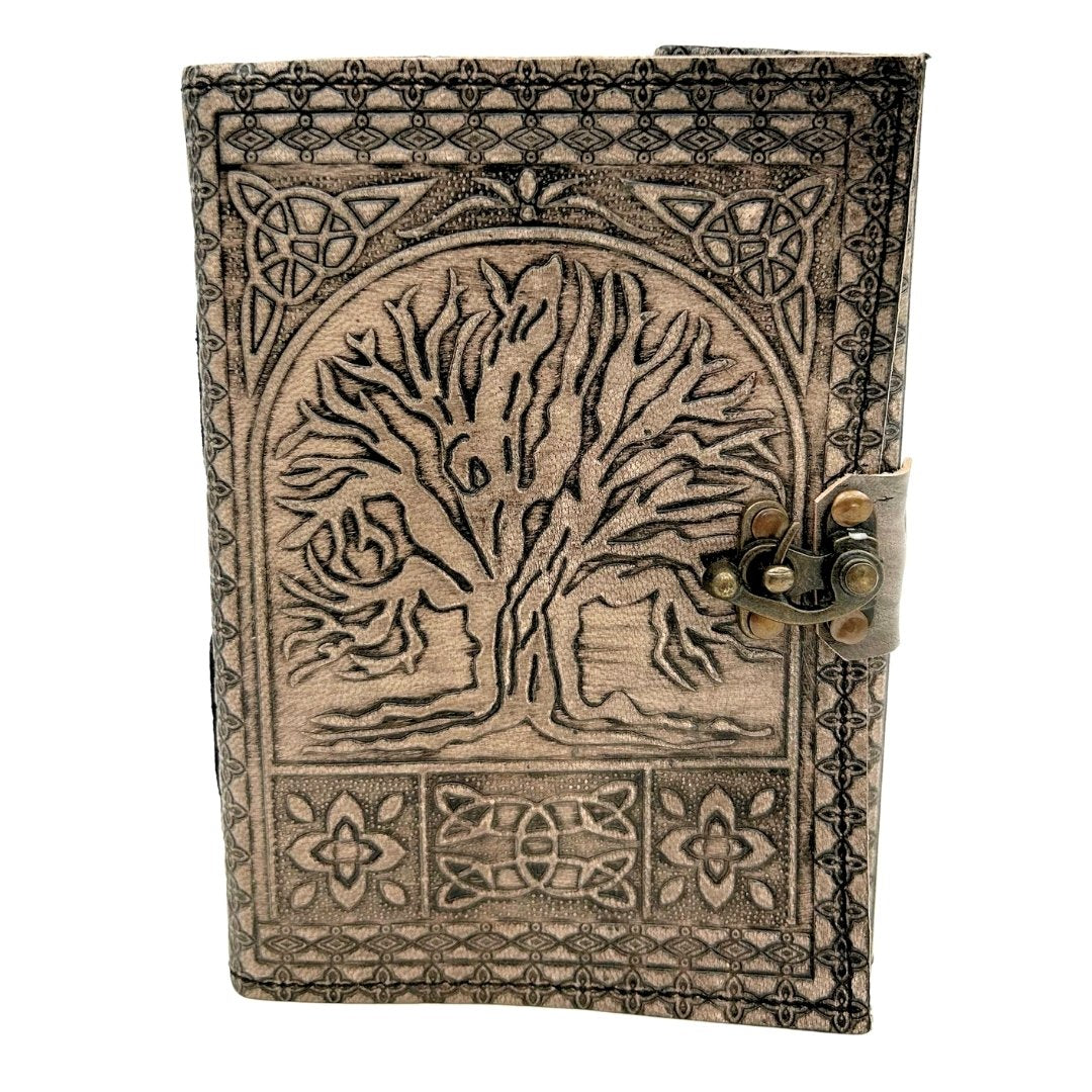 Skórzany Notatnik Retro Drzewo Życia – 200 stron 125 GSM - H019