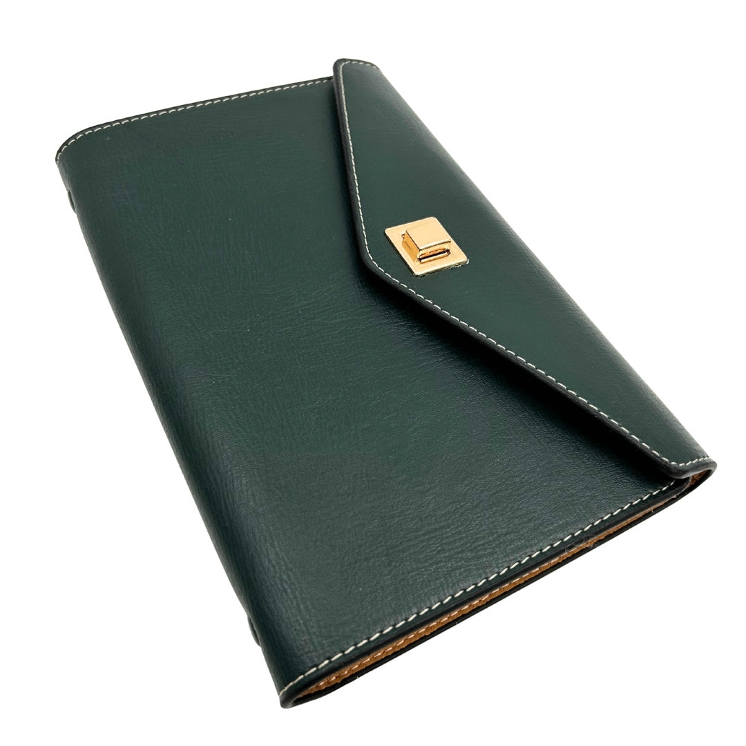 Elegancki Zestaw Upominkowy - Notes Skórzany z Długopisem w Pudełku Prezentowym – Premium – EE8
