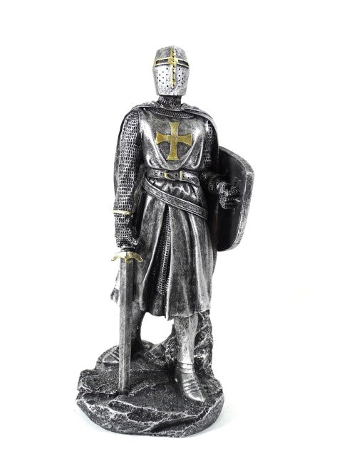 Figurka Rycerza Krzyżowca 30cm z Grawerem