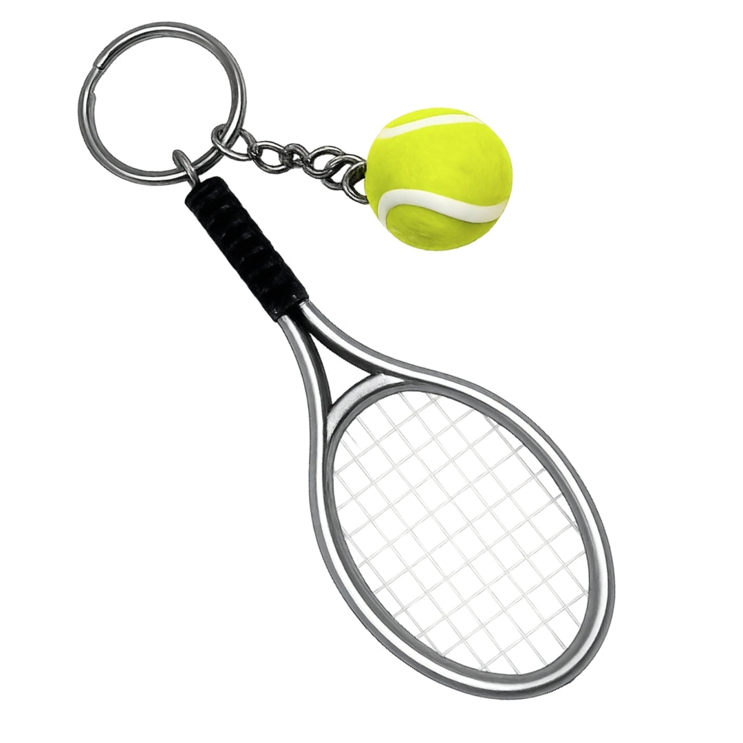 Sportowy Brelok do Kluczy Rakieta Tenisowy – Prezent dla Tenisisty - TRK-004
