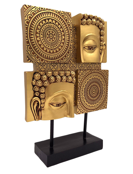 Figurka Mandala buddyjska - 4 elementy - 43715