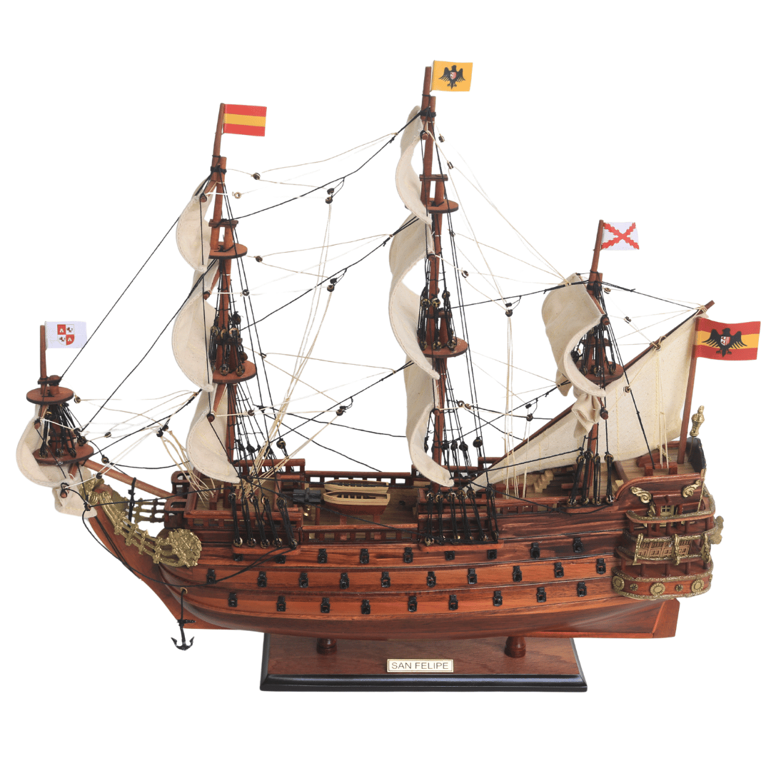 Exkluzivní model plachetnice San Felipe – SF4 s možností personalizace gravírováním