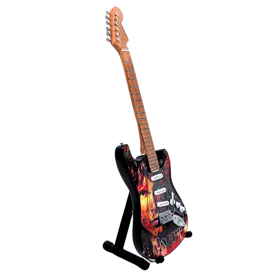 Mini Gitara Jim Morrison The Doors - Drewno Mahoniowe – MGT-6569