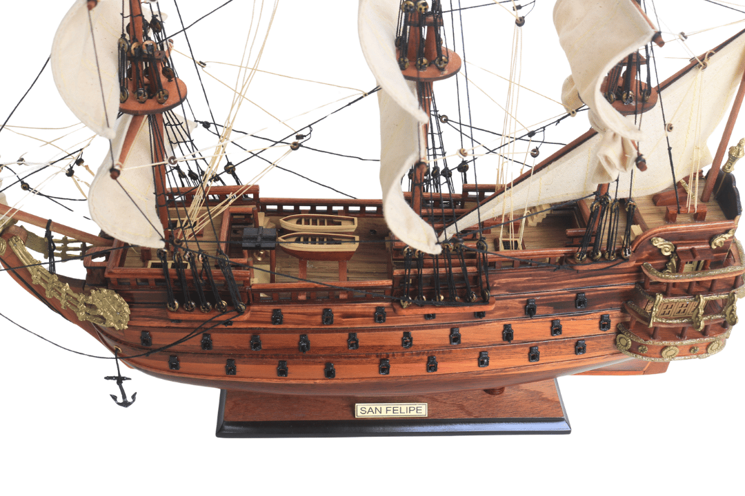 Exkluzivní model plachetnice San Felipe – SF4 s možností personalizace gravírováním