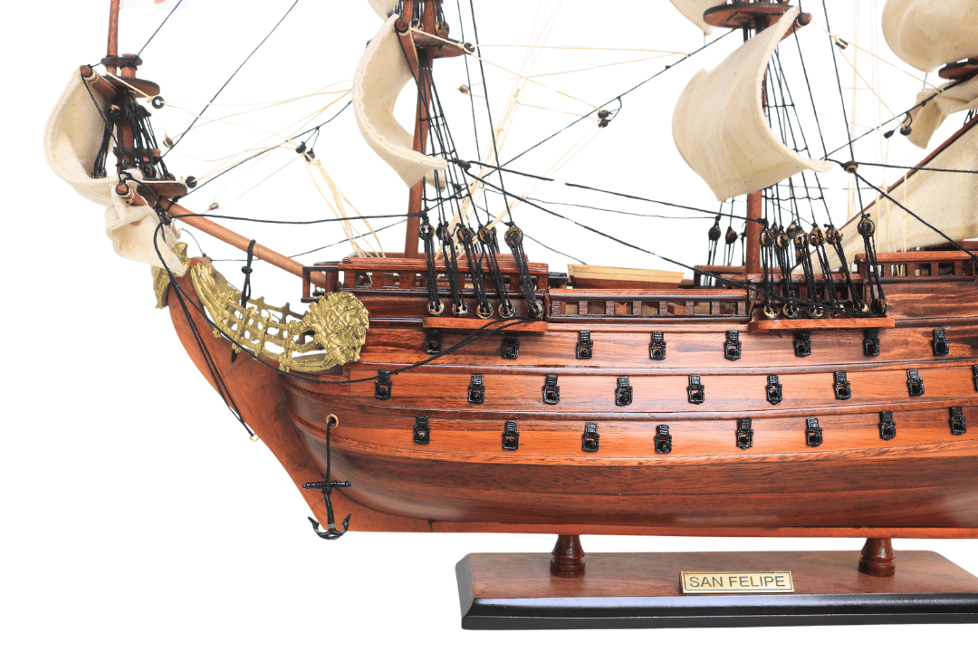 Exkluzivní model plachetnice San Felipe – SF4 s možností personalizace gravírováním
