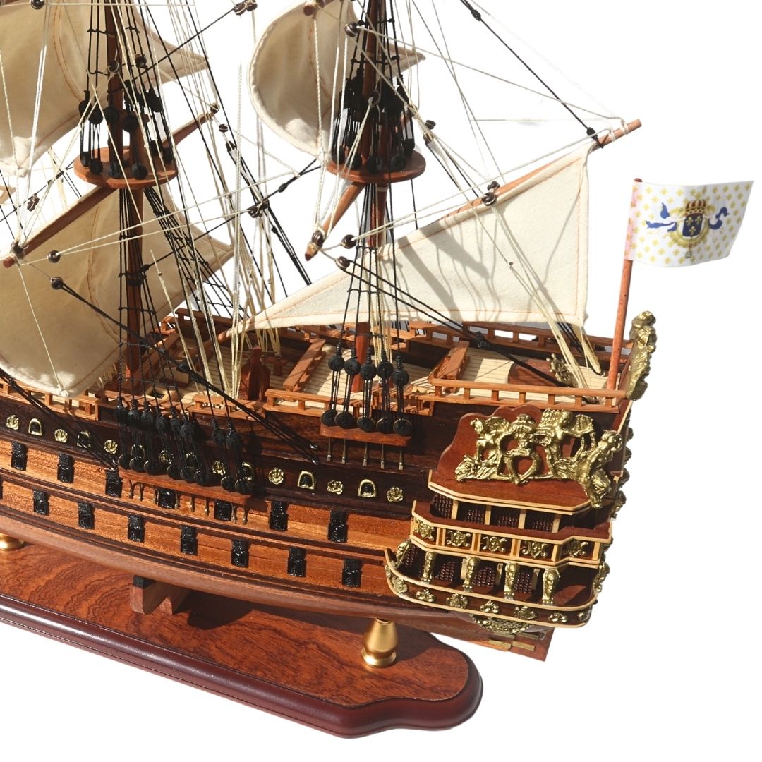 Luxusní model plachetnice Soleil Royal 65cm - SOL6 s možností personalizace gravírováním