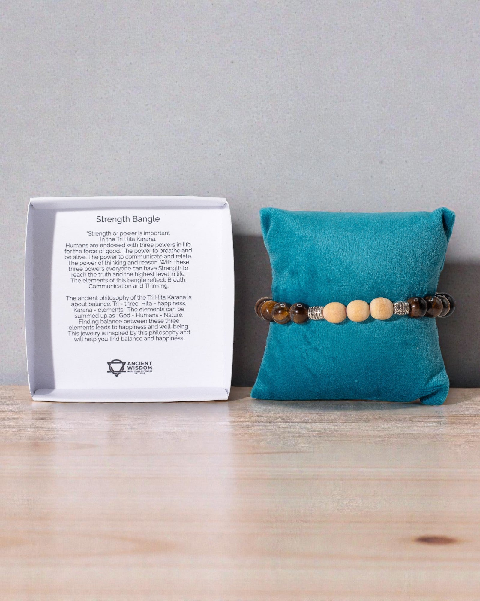 TriHita Power Earth – Bransoletka Siły i Stabilności z Bali