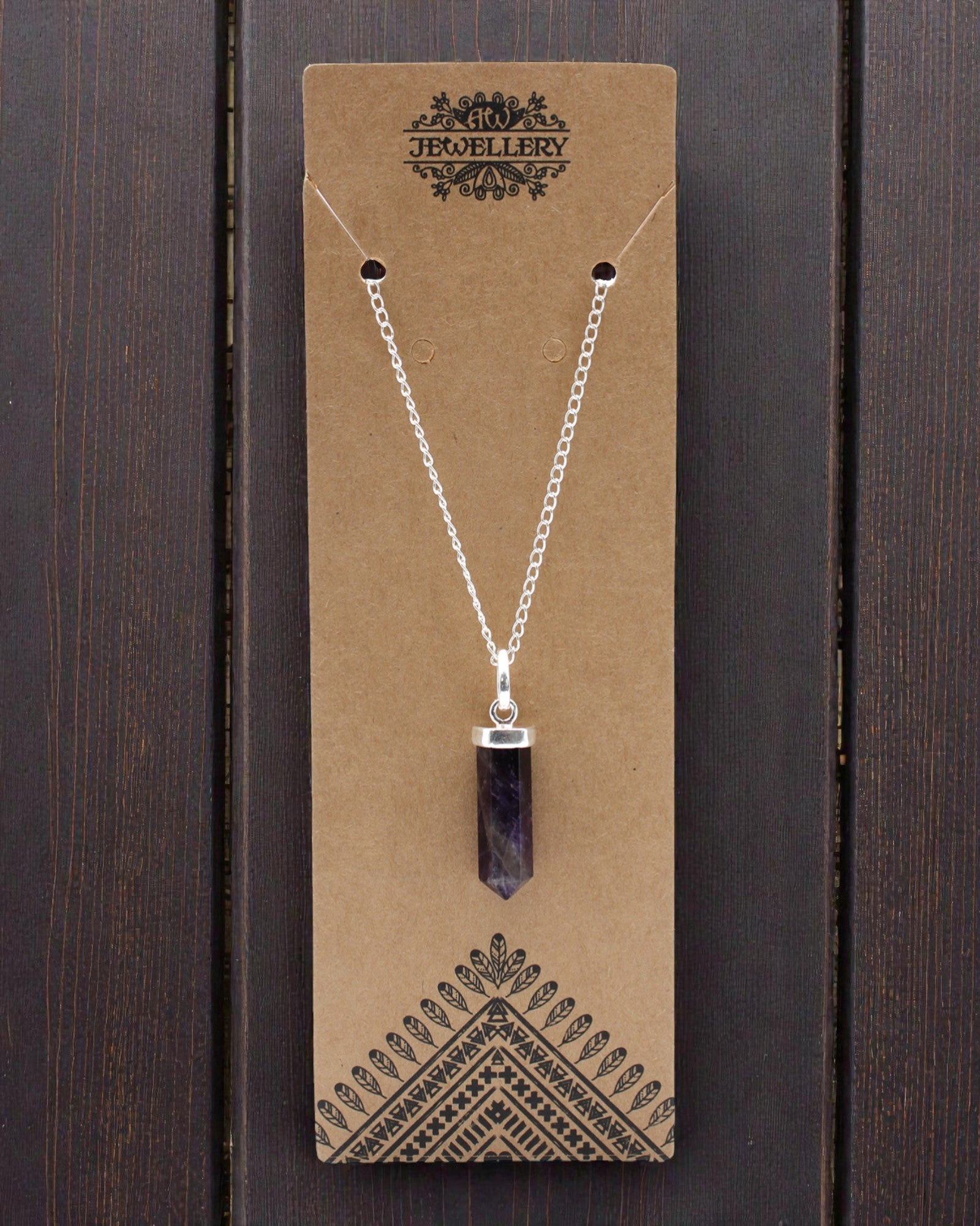 Amethyst Point – Klasyczny Wisior Punktowy z Ametystu