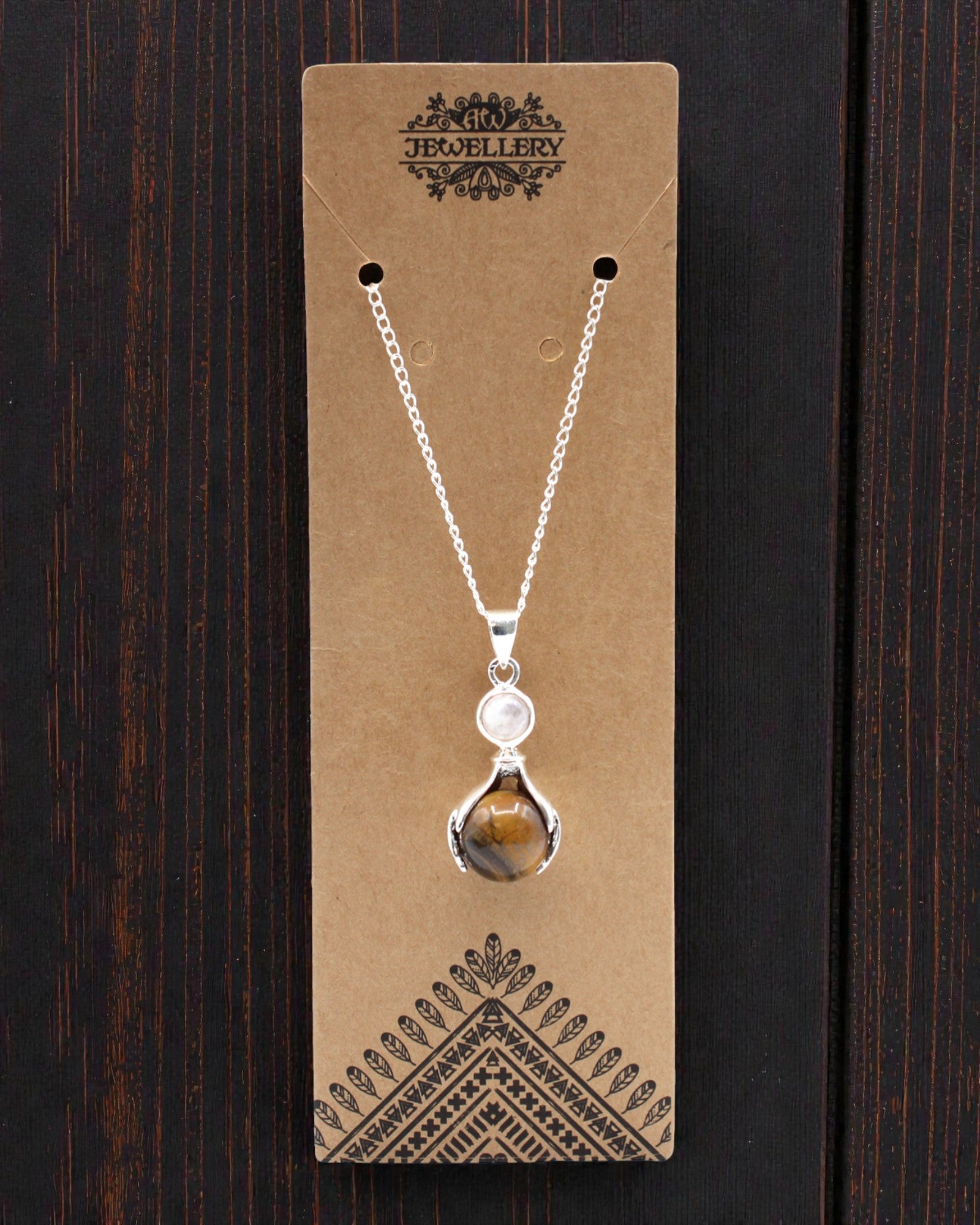 Crystal Hands – Wisior Uzdrawiających Dłoni z Tygrysiego Oka