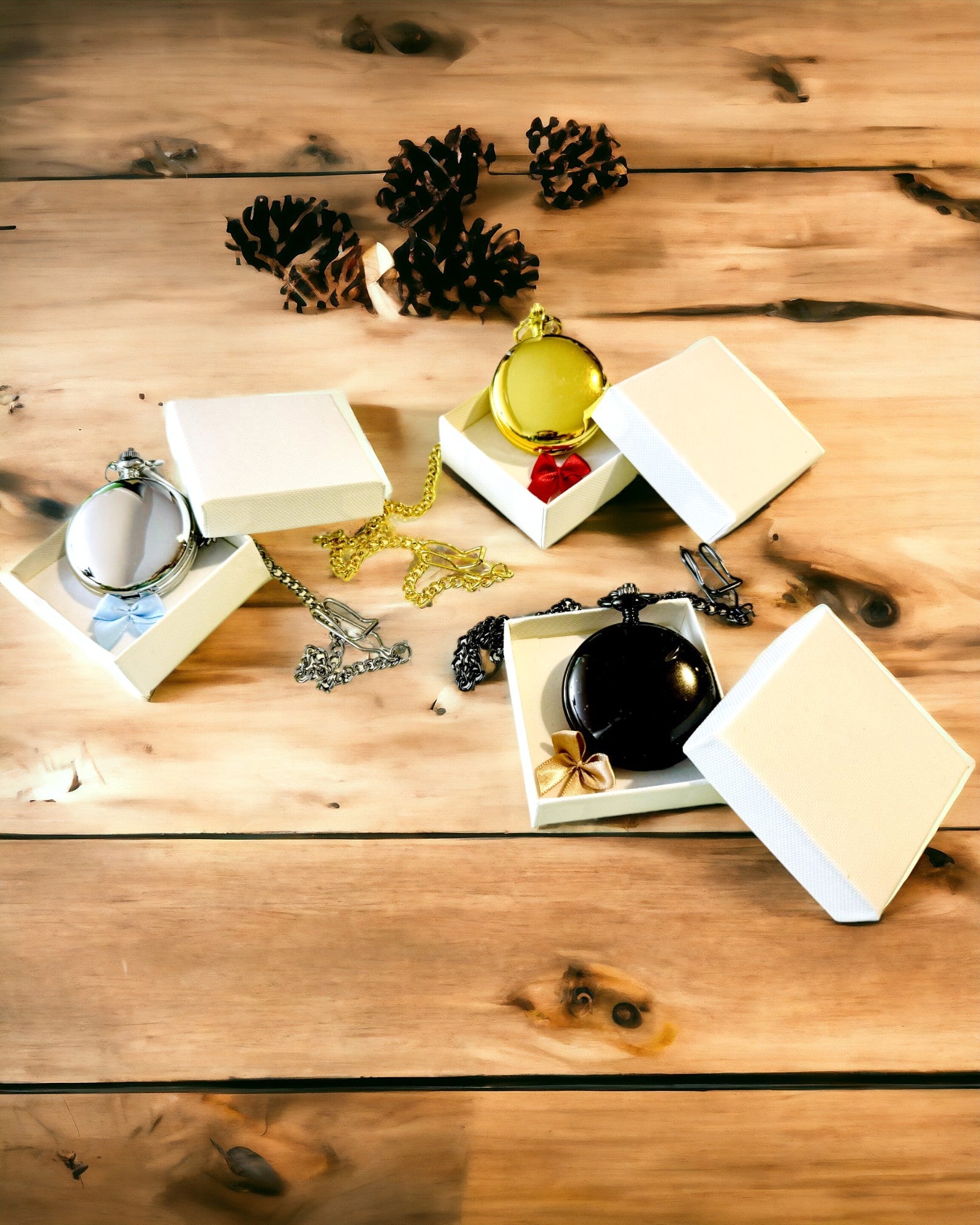 Klasické Kapesní Mechanické Hodinky s Dvojitým Krytem, Ruční, Zlatá Barva, s Gravírováním