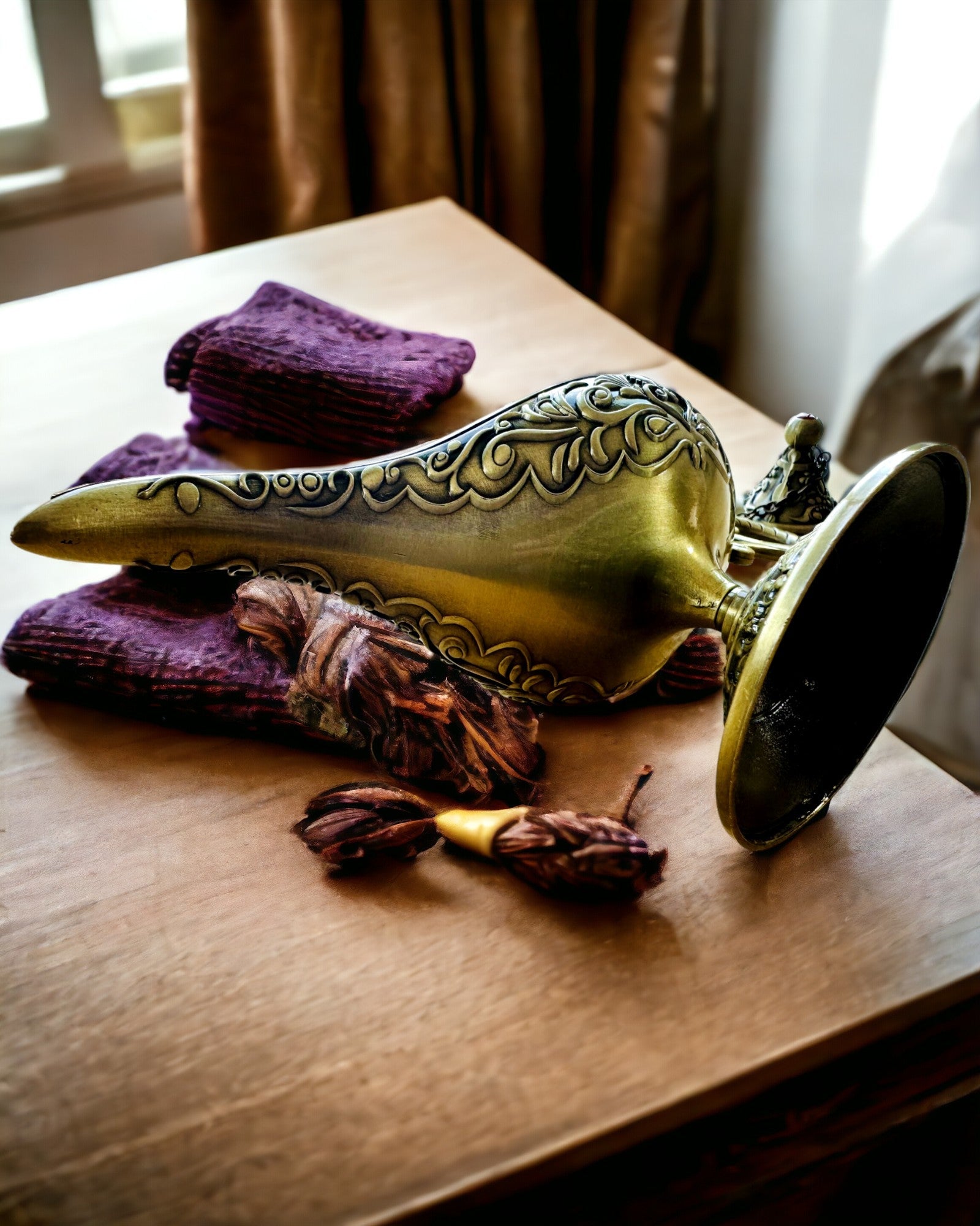 Magická lampa Aladina s možností gravírování - varianta Sekané zlato