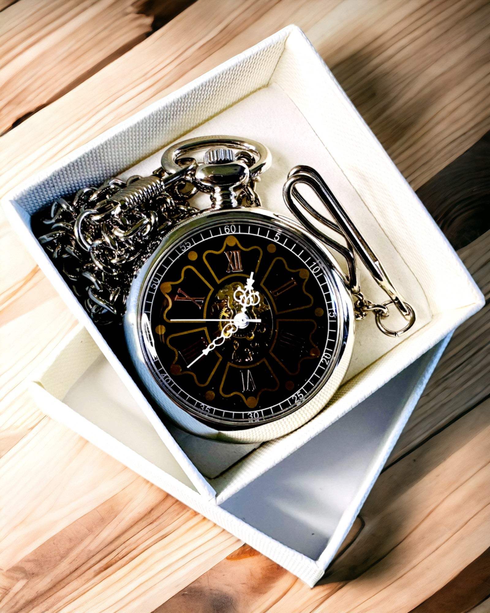 Kapesní hodinky ve vintage stylu s možností gravírování