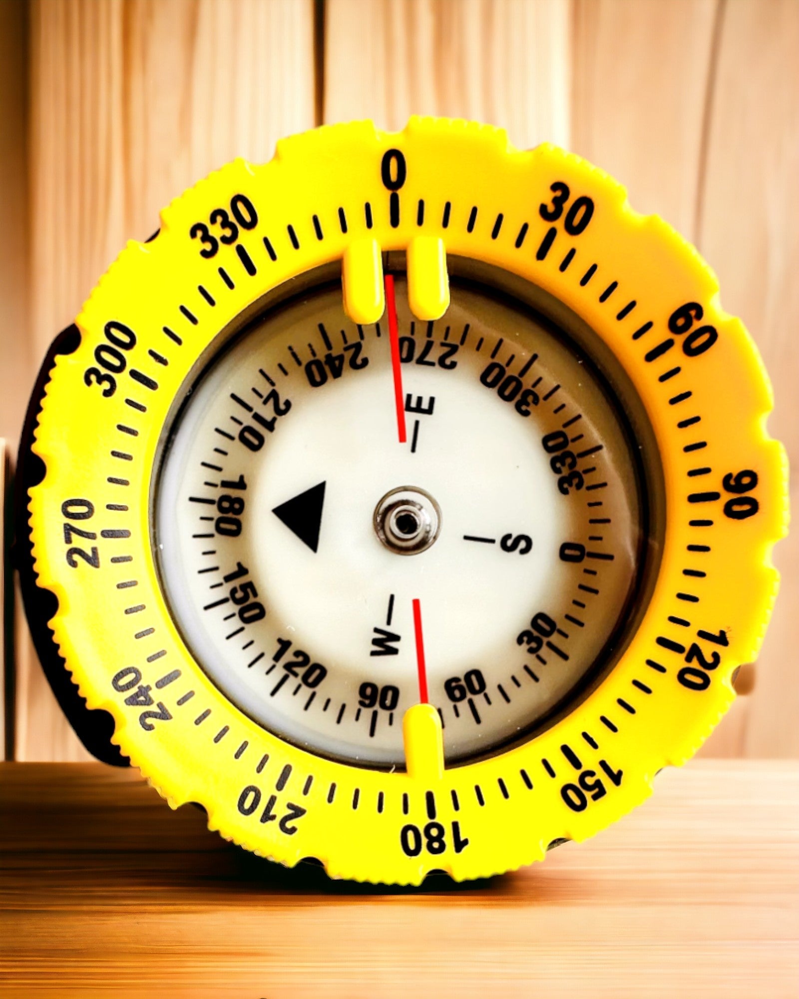 Kompas pro potápění AquaGuide - vodotěsný kompas s funkcí luminiscence s pružným páskem, možnost personalizace