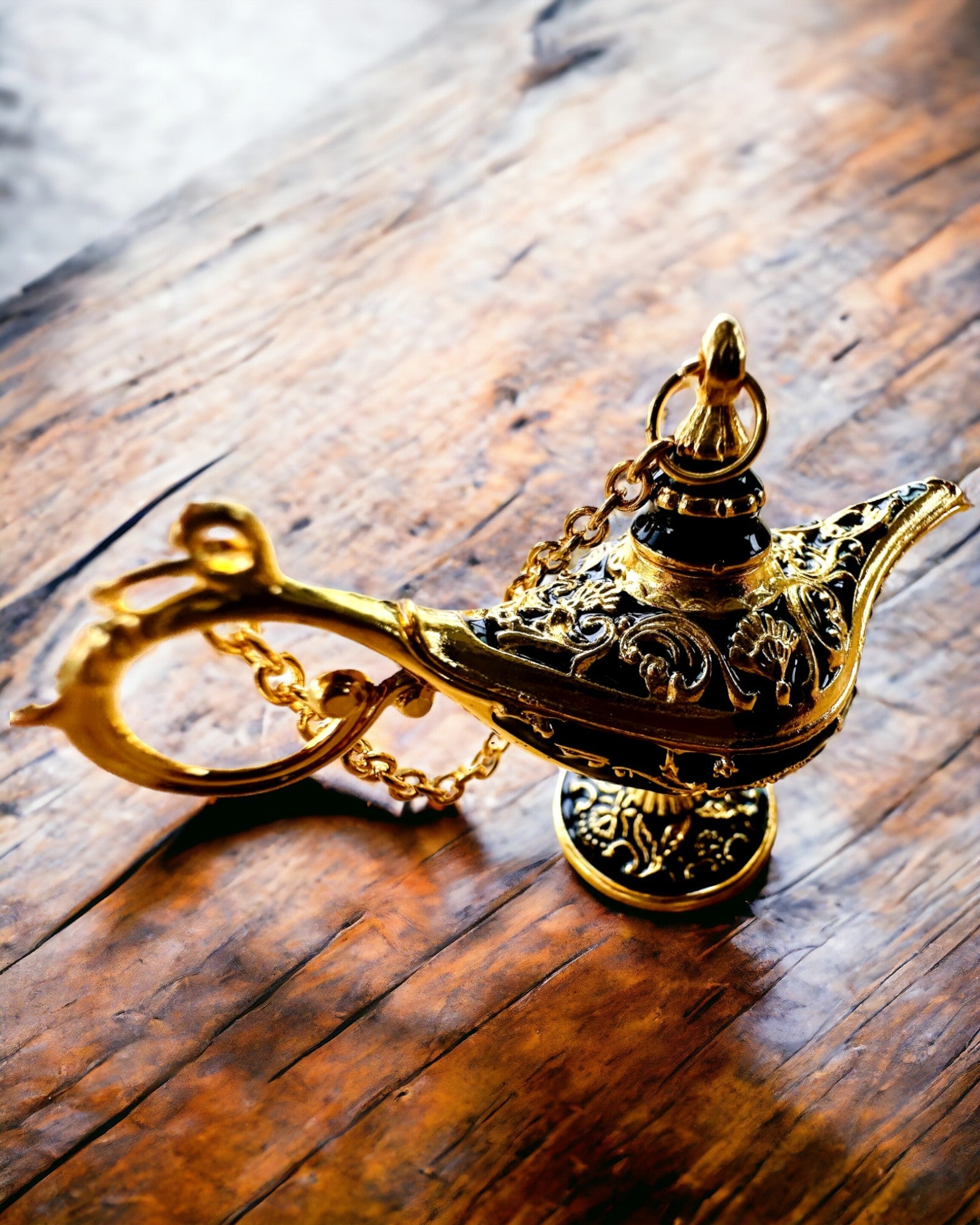 Malá 4 cm Magická Lampa Aladina, přívěsek, 6 barevných variant - Kouzelná Vzpomínka, personalizace gravírováním