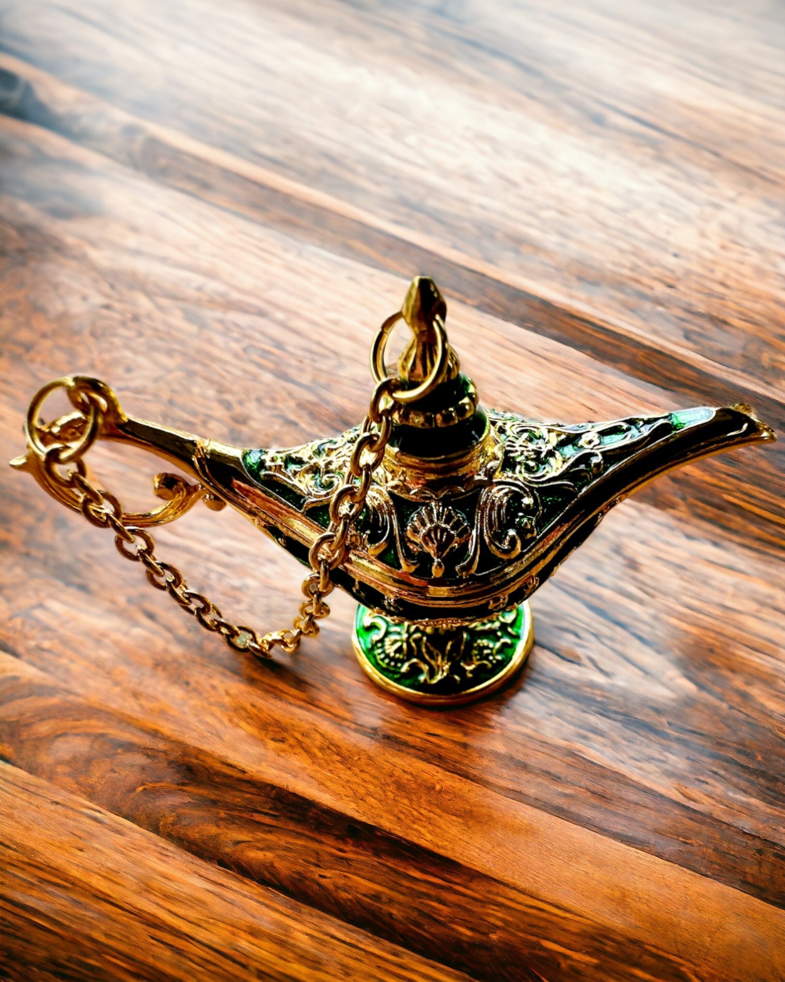 Malá 4 cm Magická Lampa Aladina, přívěsek, 6 barevných variant - Kouzelná Vzpomínka, personalizace gravírováním