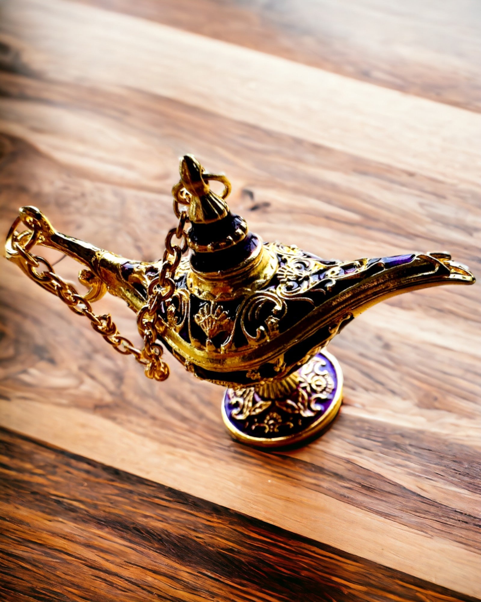 Malá 4 cm Magická Lampa Aladina, přívěsek, 6 barevných variant - Kouzelná Vzpomínka, personalizace gravírováním