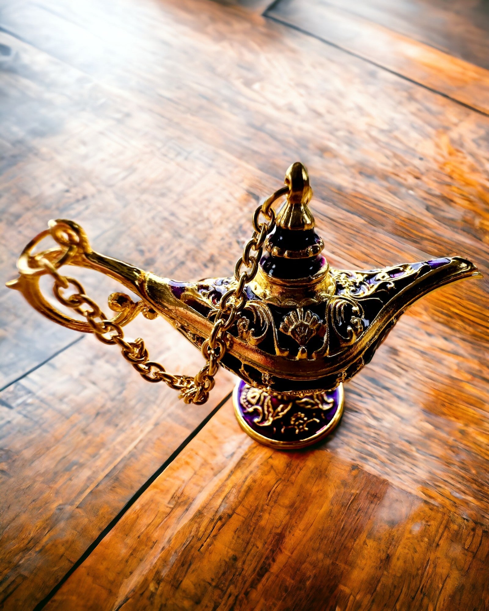 Malá 4 cm Magická Lampa Aladina, přívěsek, 6 barevných variant - Kouzelná Vzpomínka, personalizace gravírováním