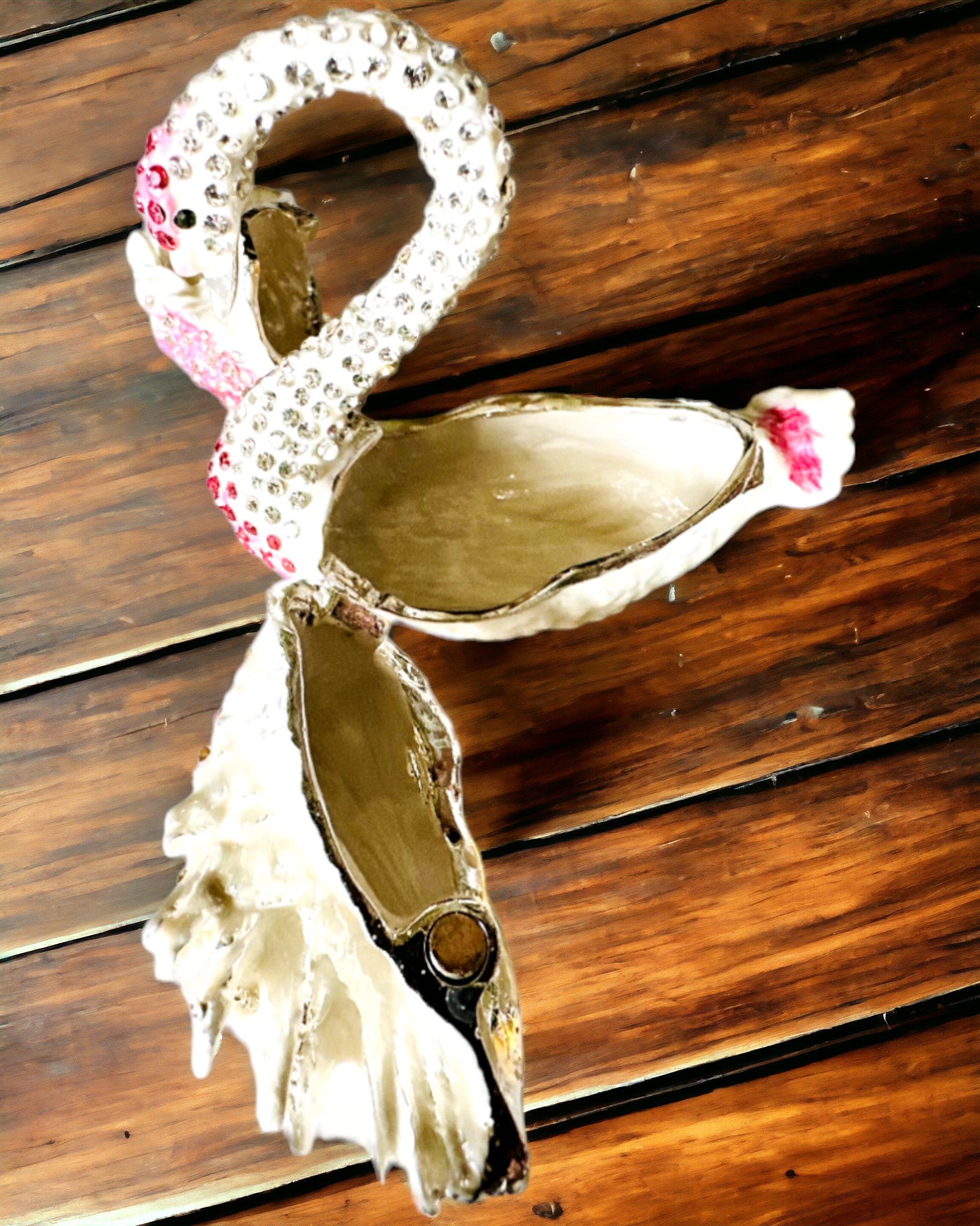 Elegantní šperkovnice "Labutí klenot" - personalizace gravírováním