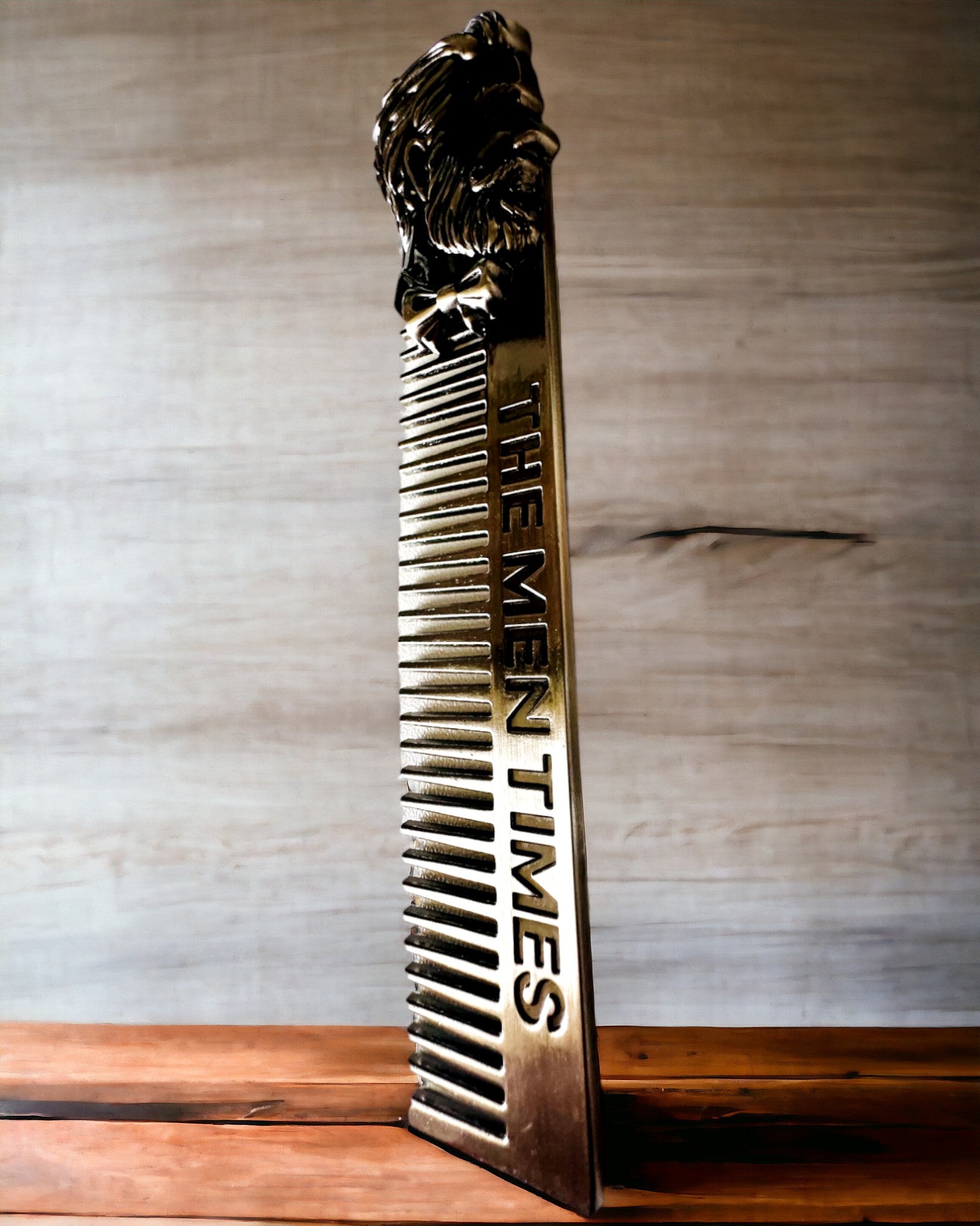 GroomMaster - Elegantní Kovový Hřeben s Gravírováním, personalizace gravírováním