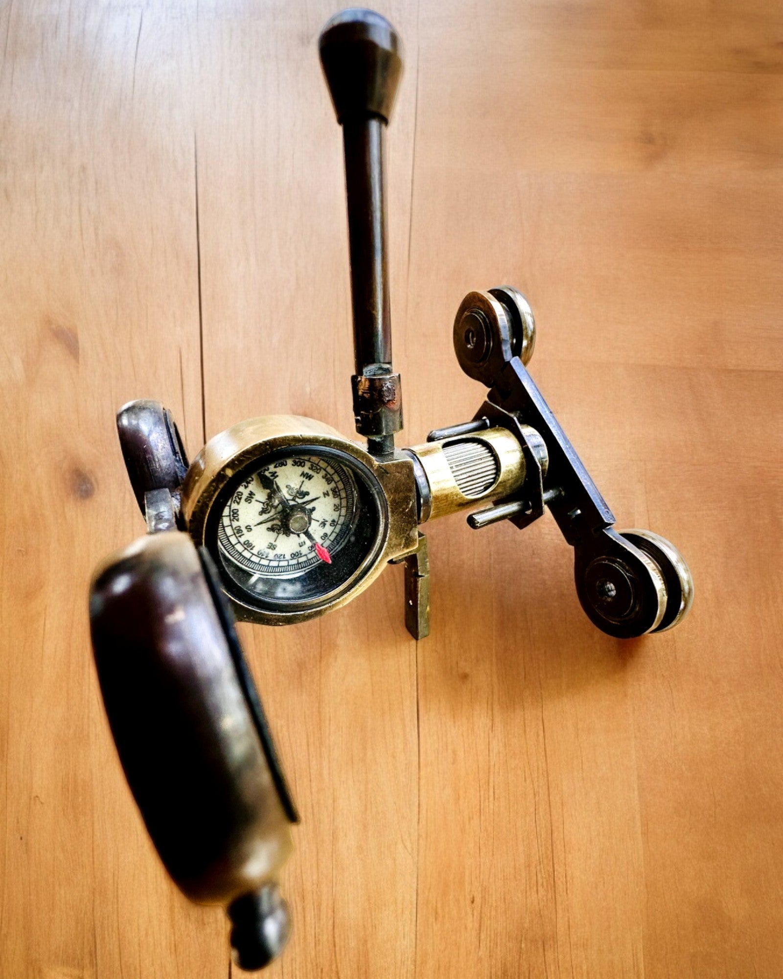 Binocular Nautica - Exkluzivní Vintage Doplněk - Ručně Vyrobené s Možností Gravírování, dekorace do kanceláře, premium