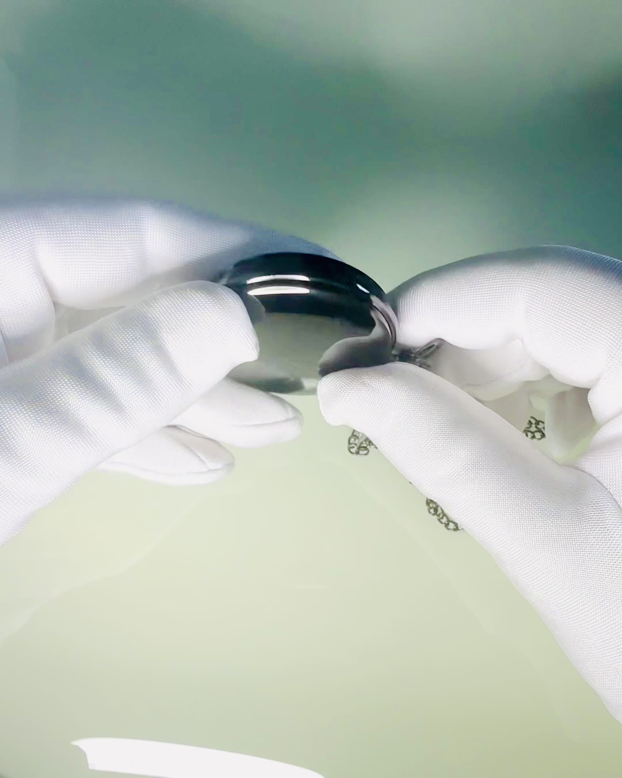 Černé kapesní hodinky "Klasyczny Elegans" s možností gravírování