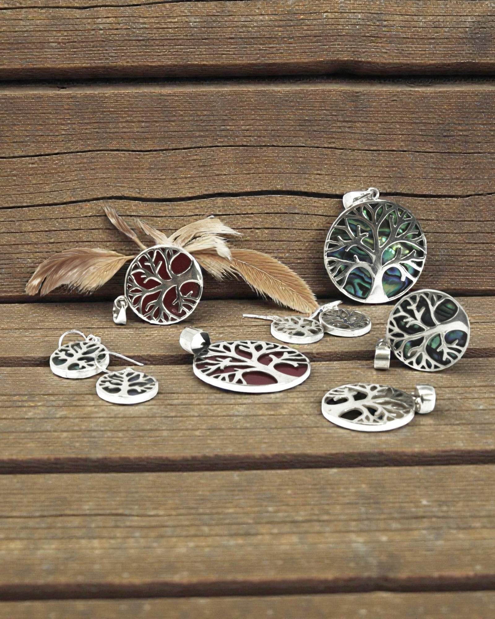 Stříbrný přívěsek Strom života 30 mm – Coral Spirit