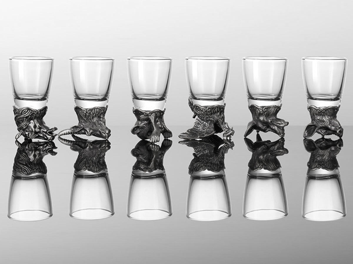 Sada 12 skleniček 25ml s karafou 250ml s možností personalizace gravírováním