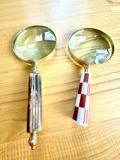 Lupa Retro Grande, możliwość personalizacji na prezent grawerem - warianty do wyboru