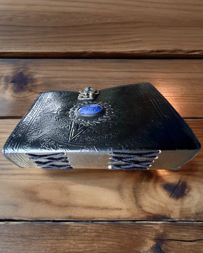 Premium Dziennik, Antyczny wzór, Notatnik Skórzany "Magiczna Kronika"200 stron, 2 warianty do wyboru, personalizacja grawerem