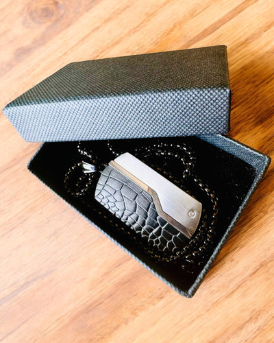 Pánský náhrdelník Dog Tag „SteelVision” – nerezová ocel, 15 variant, personalizace gravírováním
