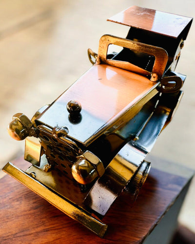 Retro klasické autíčko, auto, z železa - Kolekce "Vintage Drive", model auta, personalizace gravírováním jako dárek