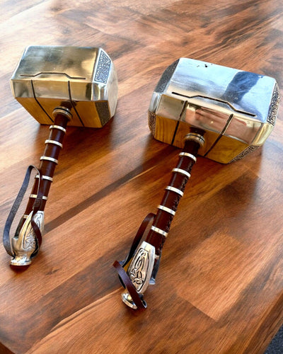 Mlátek Thora "Chief" - Ručně vyrobený řemeslný mlátek, personalizace gravírováním jako dárek