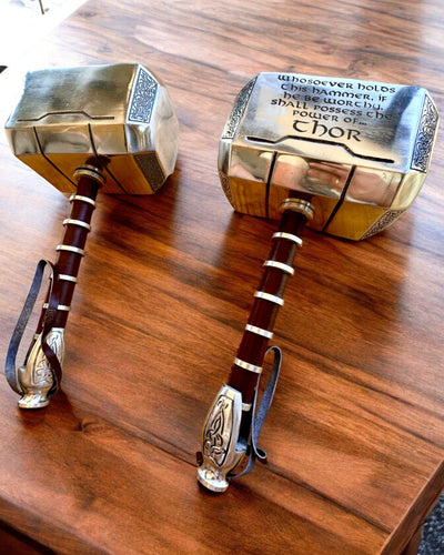 Mlátek Thora "Chief" - Ručně vyrobený řemeslný mlátek, personalizace gravírováním jako dárek