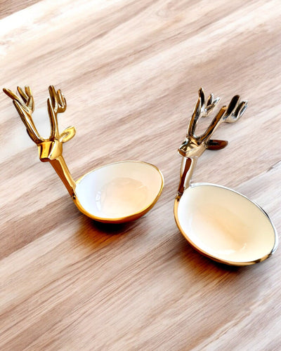 Elegantní miska Rohatá Krása – Ruční práce z Indie, personalizace gravírováním