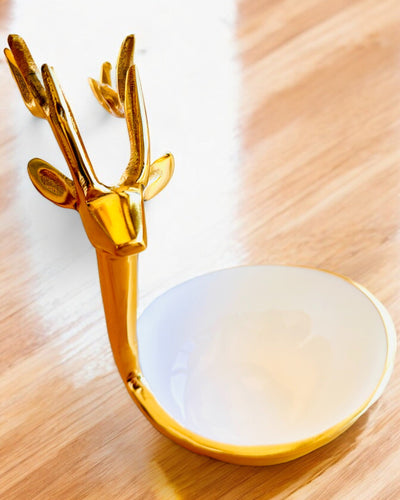 Elegantní miska Rohatá Krása – Ruční práce z Indie, personalizace gravírováním