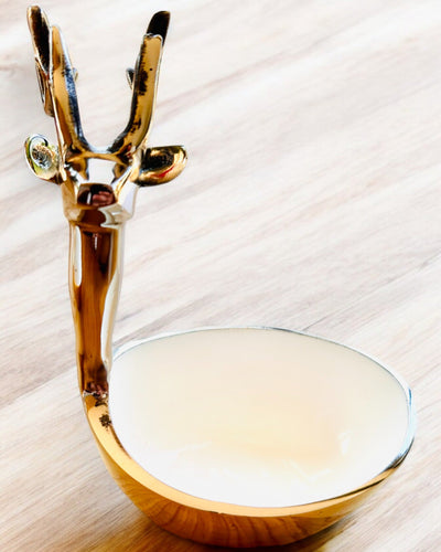 Elegantní miska Rohatá Krása – Ruční práce z Indie, personalizace gravírováním