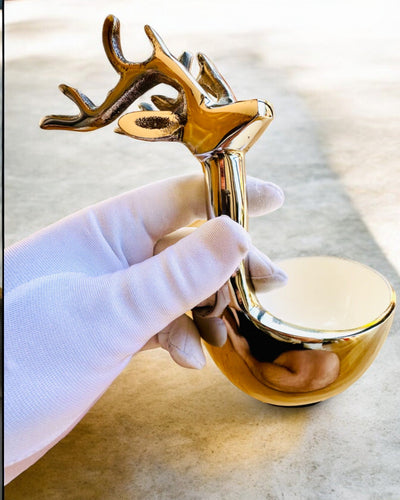 Elegantní miska Rohatá Krása – Ruční práce z Indie, personalizace gravírováním