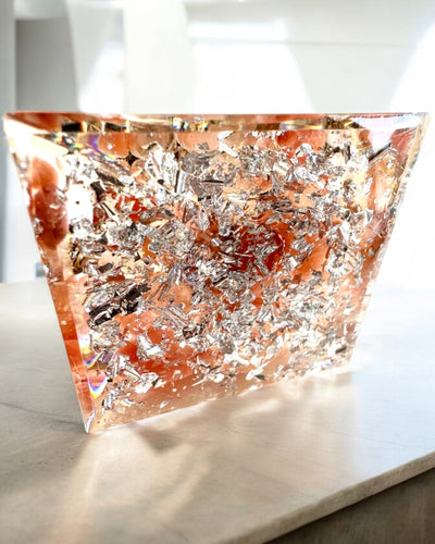 Energetická pyramida "Meditace klidu" s drahokamy