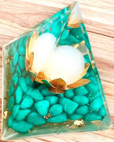 Orgonitová energetická pyramida "Harmonie Turmalínu"