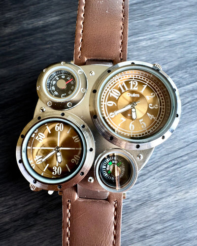 Hodinky Survivalové „Explorer 4v1”, možnost personalizace gravírováním jako dárek