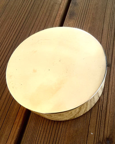 Sluneční kompas Voyager 7cm – mosazné sluneční hodiny s kompasem, personalizace gravírováním jako dárek